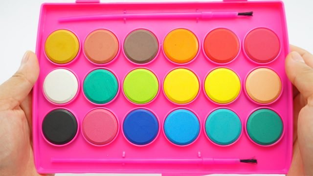 Learn Colors with Watercolor Painting Fun & Creative For Kids!