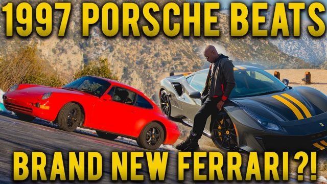 1997 Porsche Beats Brand New Ferrari 488 Pista?! 😱😳| Tj Millionaire Mentor