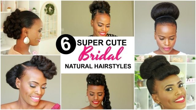 2021 BRIDAL NATURAL HAIRSTYLES FOR BLACK WOMEN